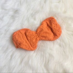 Abercrombie Neon Orange Bandeau Top
